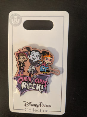 Ghoul Girls Rock Vamperina Pin New on Card