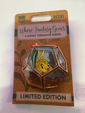 Cleo Where Fantasy Grows Terrarium Limited Edition Pin New on Card
