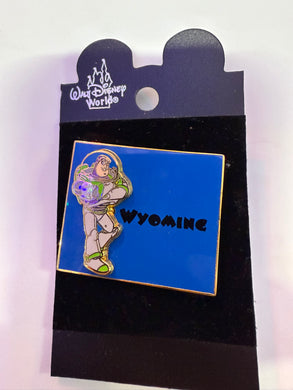 Buzz Lightyear Wyoming Pin New on Card