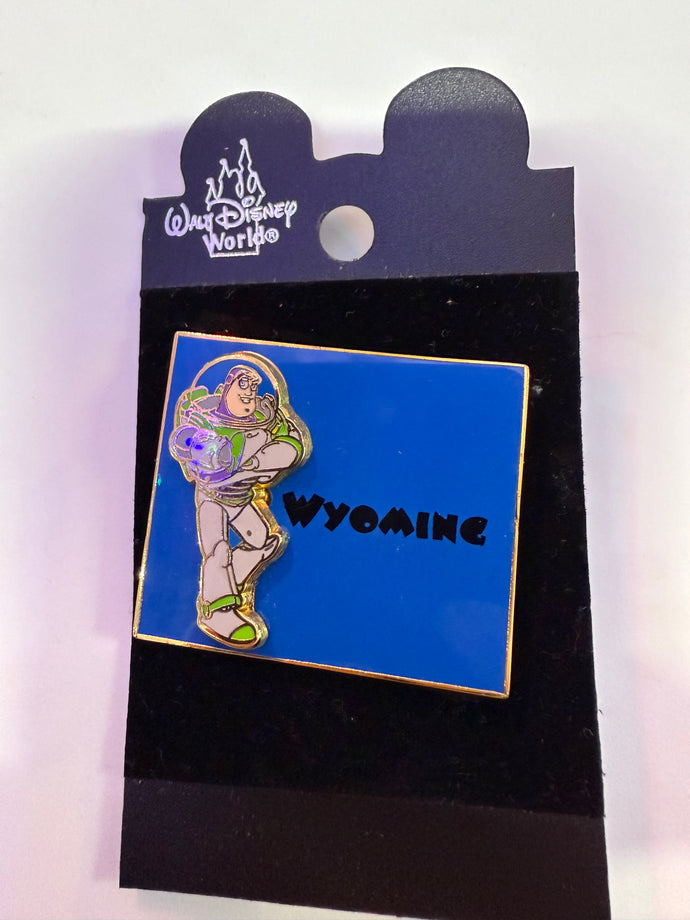 Buzz Lightyear Wyoming Pin New on Card