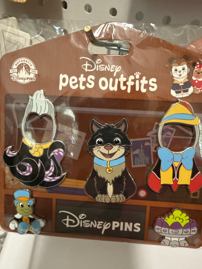 Lucifer Pet Outfits 3 Pin Booster Set New in Package