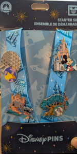 Walt Disney World Parks 4 Pin Starter Set