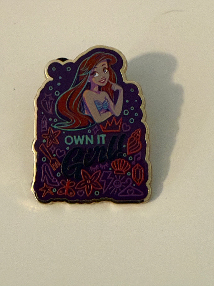 Ariel Own it Girl Pin