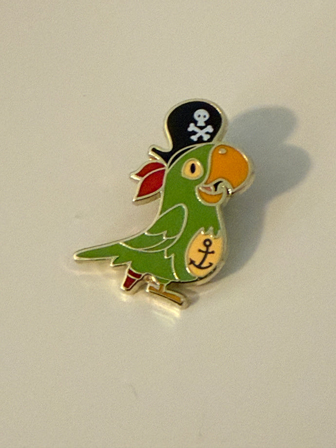 Pirate Parrot Pin