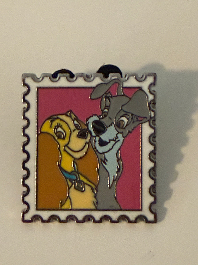 Lady and the Tramp Stamp Pin