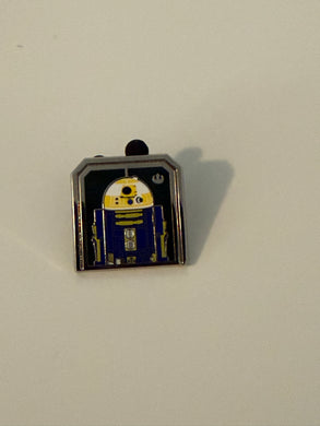 R2-B1 Blue and Yellow Star Wars Droid Hidden Disney Pin