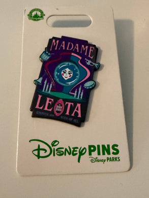 Madame Leota Haunted Mansion Pin New on Card