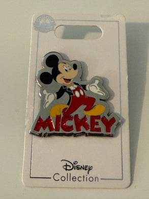 Mickey Mouse Pin New on Card