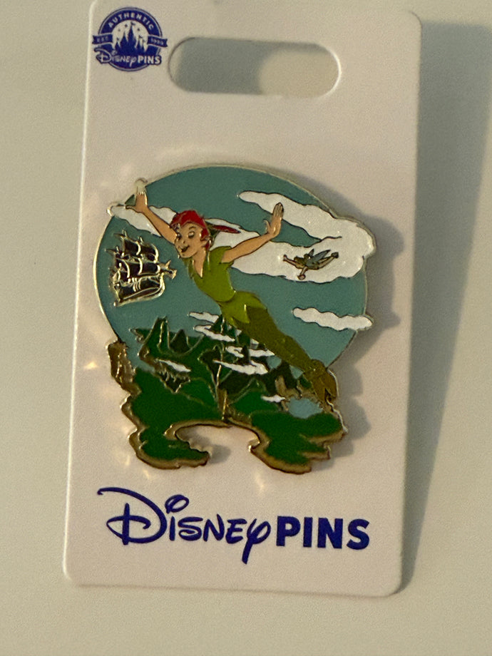 Peter Pan Pin New on Card