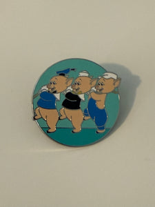 Three Little Pigs Pin