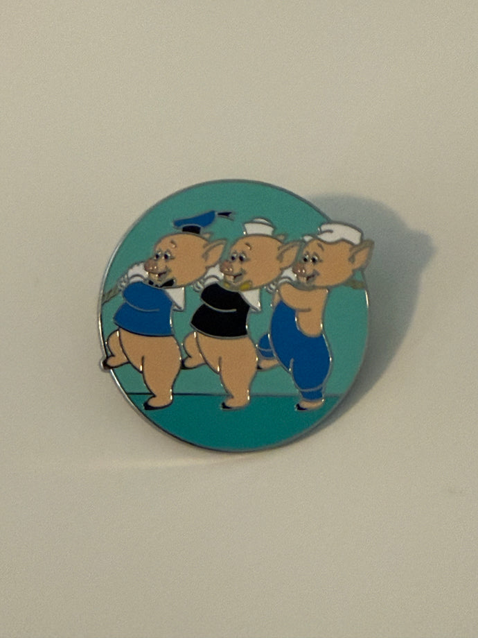 Three Little Pigs Pin