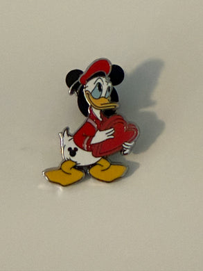 Donald Duck with Heart Box Hidden Disney Pin