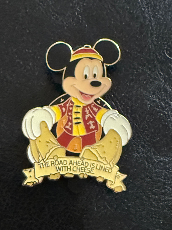 Mickey Mouse The Road Ahead is Lined with Cheese Limited Edition 900 Pin