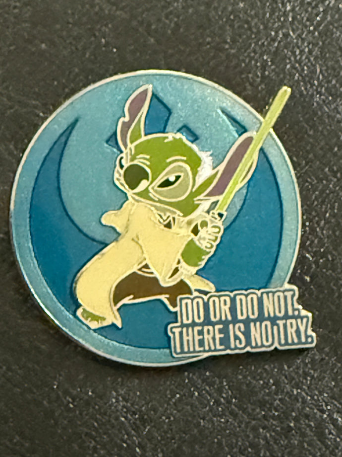 Jedi Stitch Do or Do Not There is No Try Pin