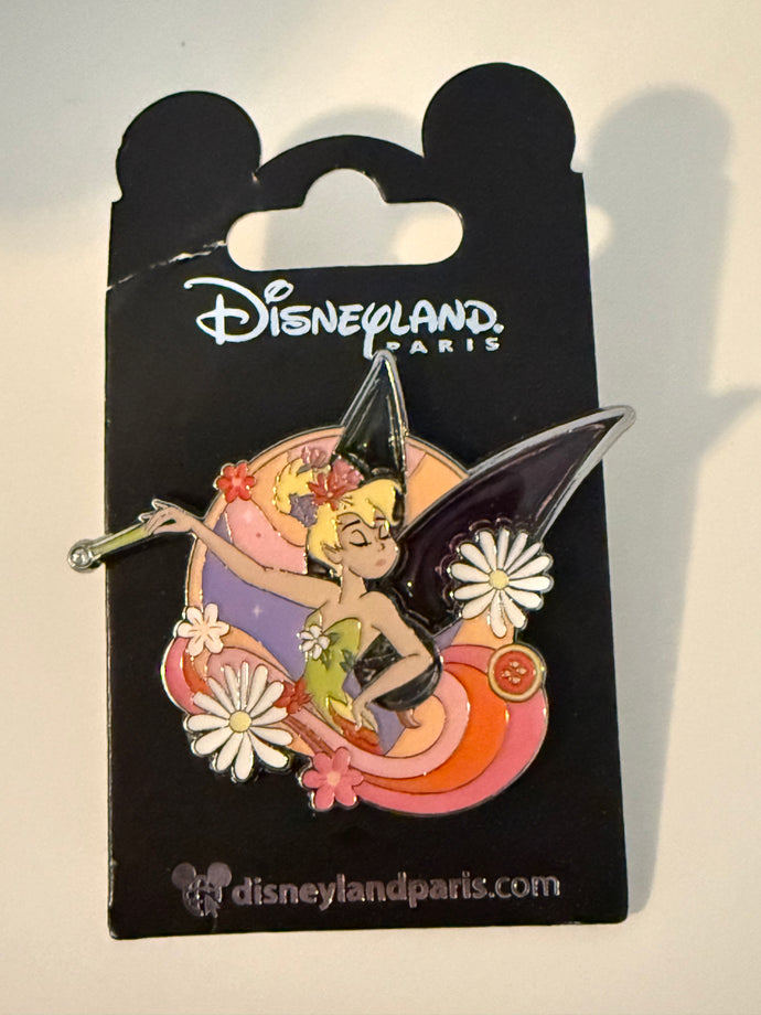 Tinkerbell Disneyland Paris Pin New on Card