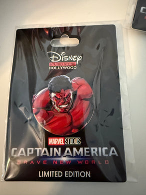 DSSH Red Hulk Captain America Brave New World Pin New on Card