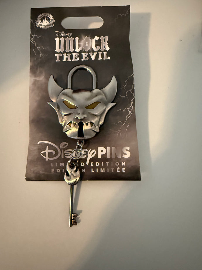 Chernabog Unlock the Evil Limited Edition Pin New on Card