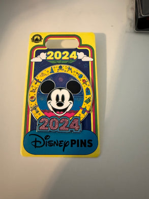 Mickey Mouse 2024 Pin New on Card