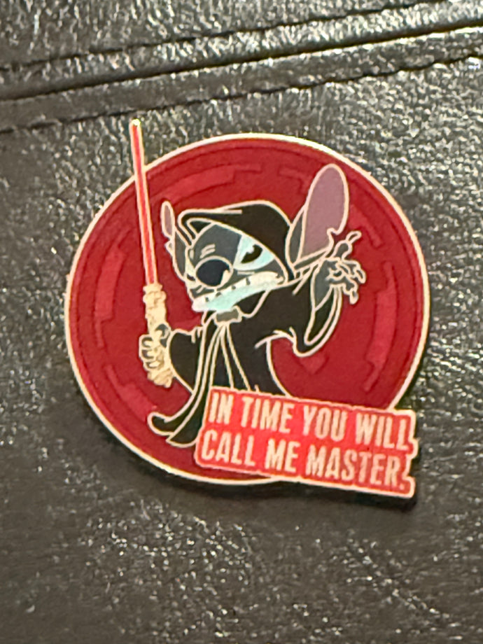 Stitch Star Wars Crossover In Time You Will Call Me Master Pin
