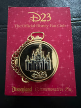 D23 2012 Castle Pocket Watch Pin Featuring Mickey Mouse