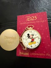 D23 2012 Castle Pocket Watch Pin Featuring Mickey Mouse