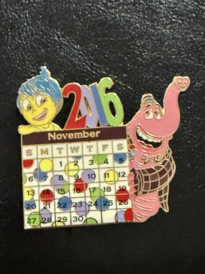 DSSH November 2016 Joy and Bing Bong Calendar LE300 Pin