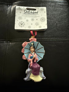 Mulan Sketchbook Ornament