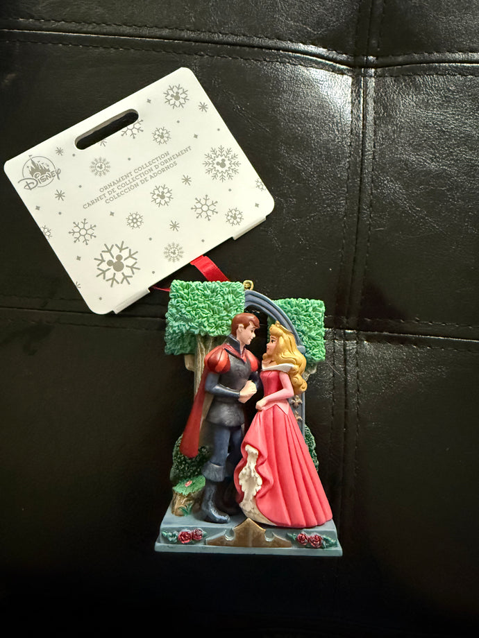 Sleeping Beauty and Prince Phillip Sketchbook Ornament