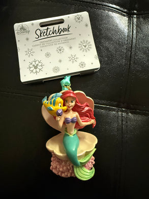 Ariel Sketchbook Ornament