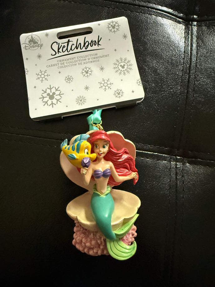 Ariel Sketchbook Ornament