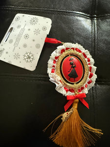Mary Poppins and Bert Spinner Ornament