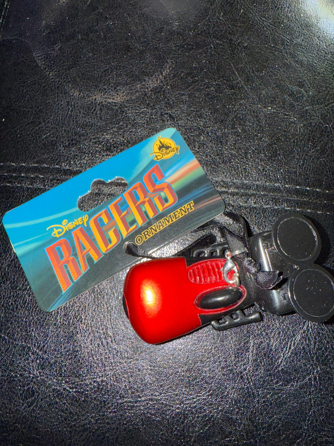 Mortimer Mouse Racer Ornament