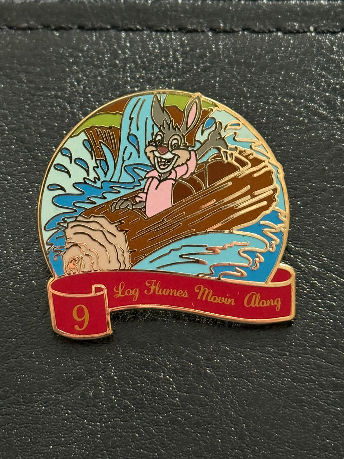 Day 9 Log Flumes Movin Along Brer Rabbit Limited Release Mystery Pin