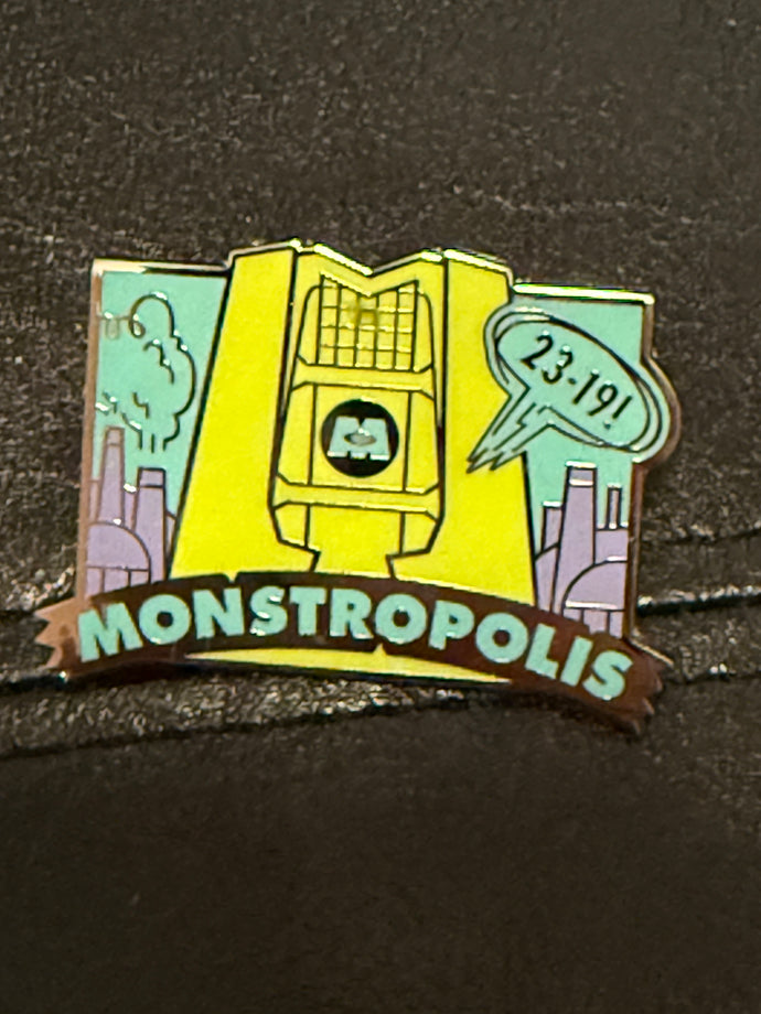 D23 Monstropolis Limited Release Pin