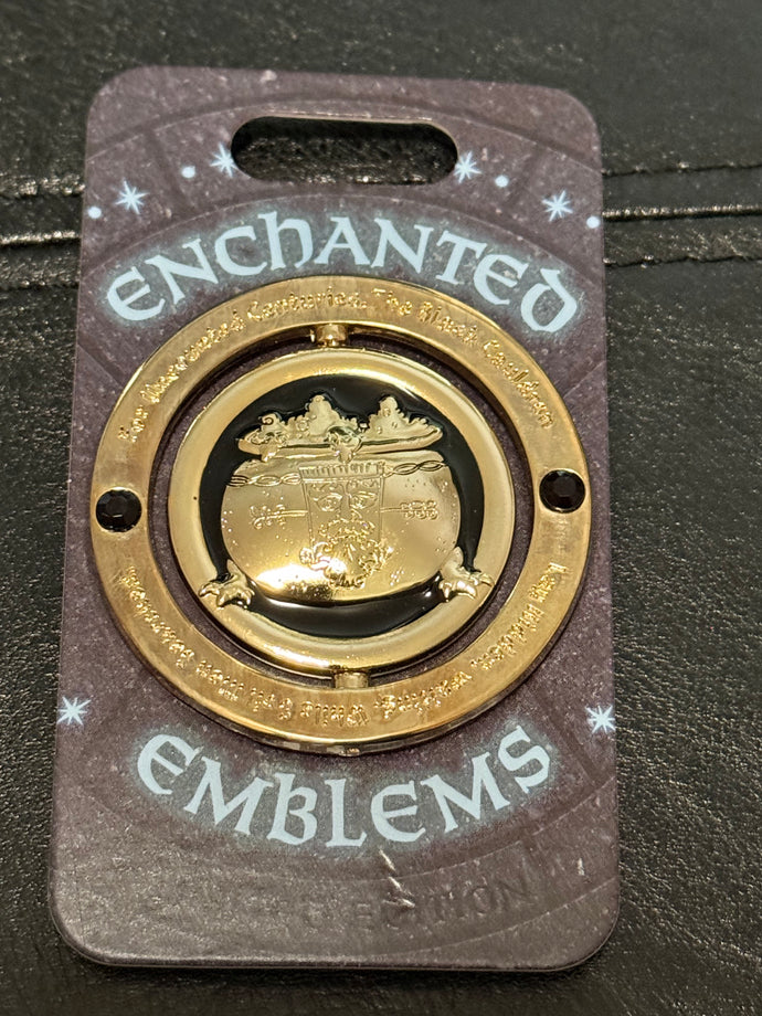 Black Cauldron Enchanted Emblems Limited Edition Pin New on Card