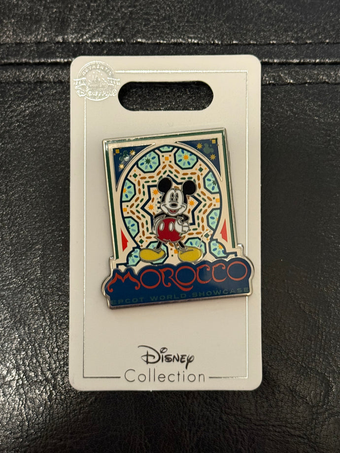 Morocco Mickey Mouse Pin New on Card