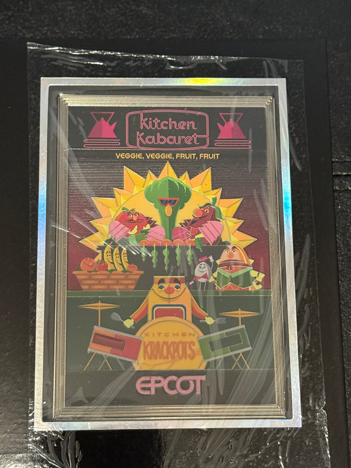Kitchen Kabaret WDI Poster Pin Limited Edition 250 New in Box