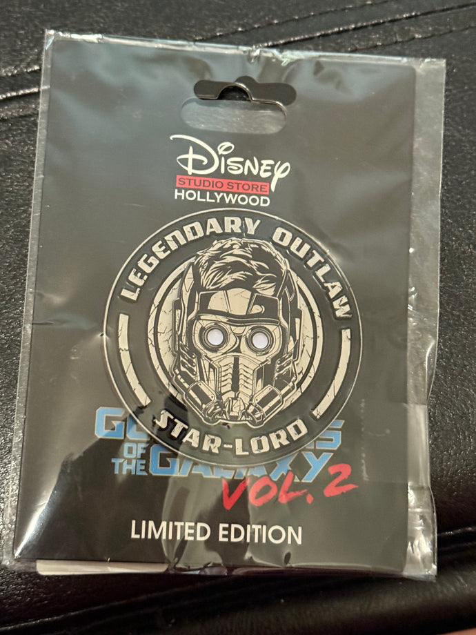 DSSH Star Lord Legendary Outlaw Limited Edition Pin New on Card