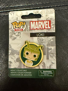 Loki Pin New on Card