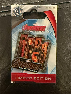 Avengers Age of Ultron Limited Edition Pin New on Card