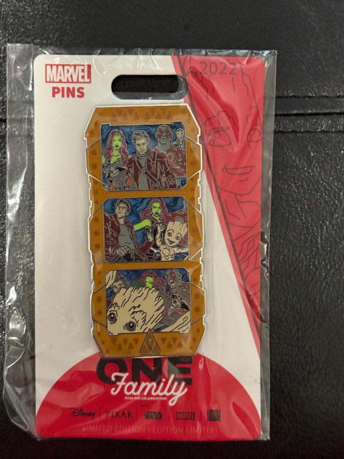 Guardians of the Galaxy One Family Limited Edition Pin New on Card