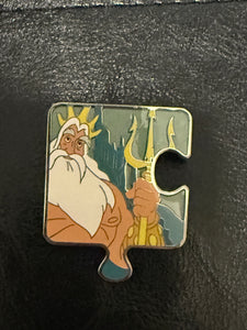 King Triton Limited Edition Character Connection Puzzle Pin