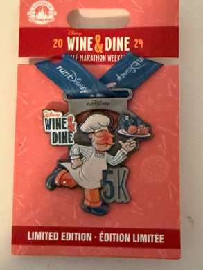 2024 Wine & Dine 5k Swedish Chef Limited Edition  Pin New on Card