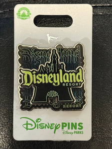 Disneyland Castle Pin New on Card