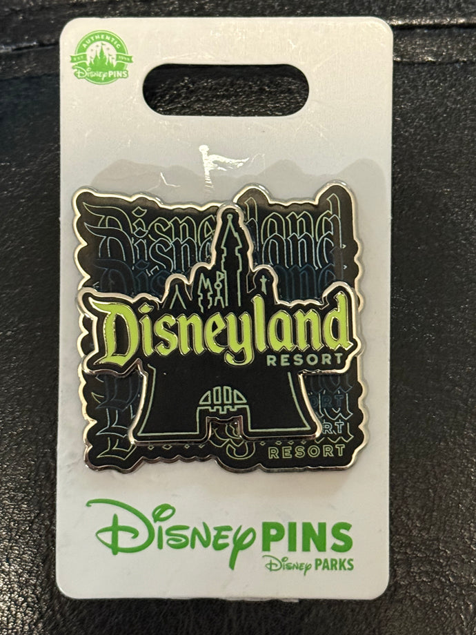Disneyland Castle Pin New on Card