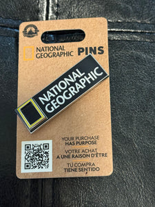 National Geographic Pin New on Card