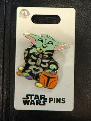 Grogu Halloween Pin New on Card