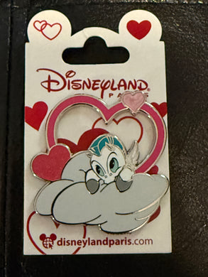 Pegasus in Heart Disneyland Paris Pin New on Card
