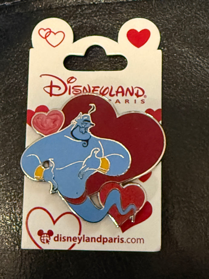 Disneyland Paris Genie Pin New on Card