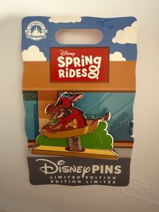 Mushu Spring Rides Limited Edition Pin New on Card